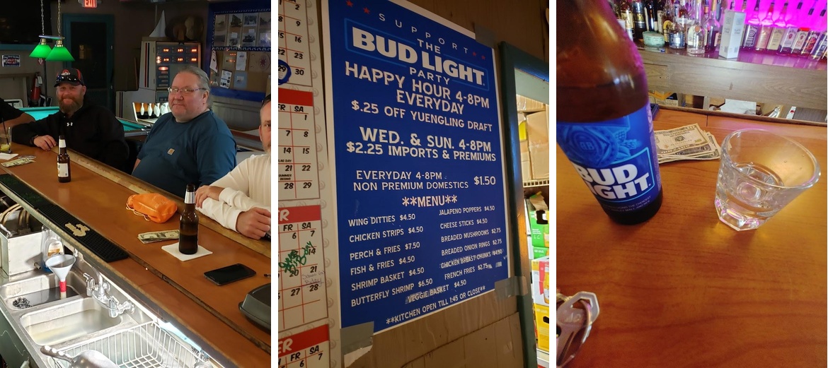 Bruce's Lakeview Lounge Menu